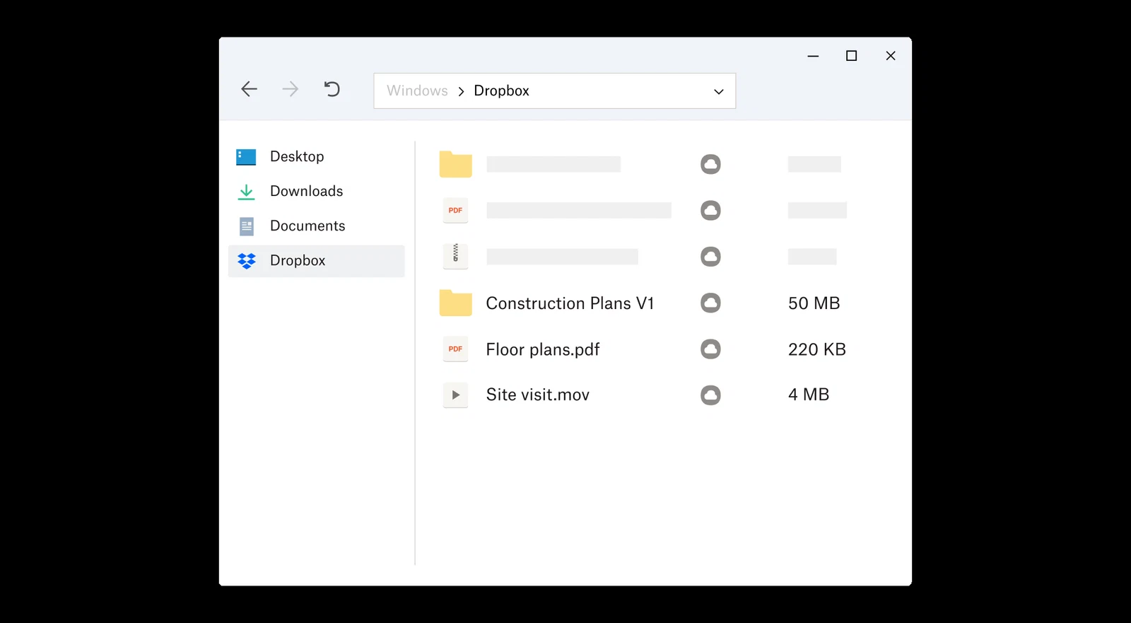 Dropbox — скриншот 1 для Windows