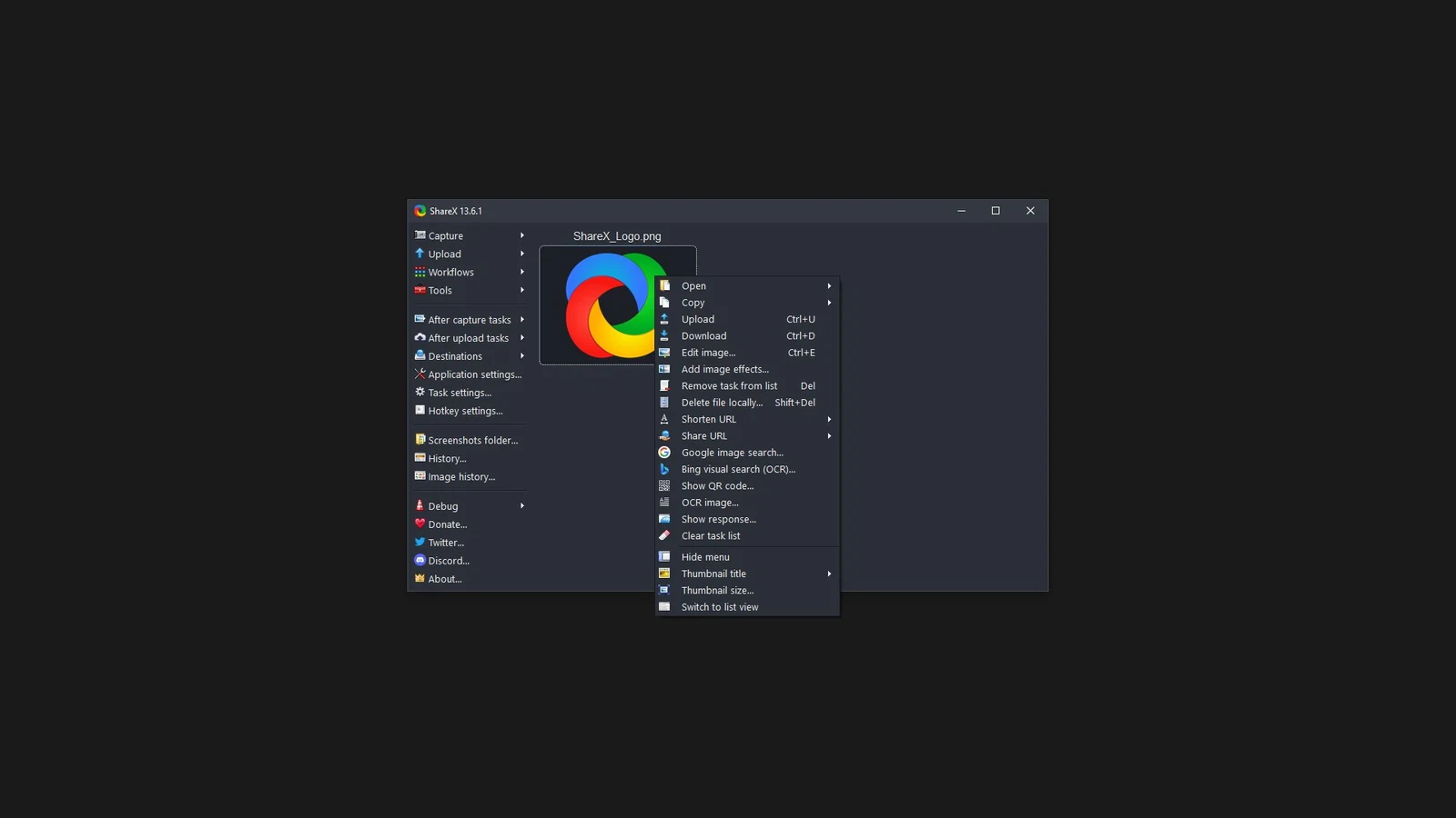ShareX — скриншот 1 для Windows