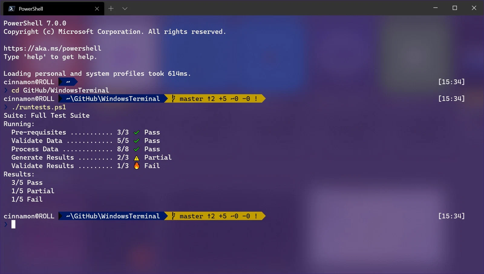 Windows Terminal — скриншот 1 для Windows