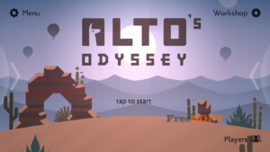Alto's Odyssey главный экран